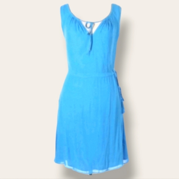 🧡Gap Dress Knee Length Blue - Picture 3 of 5